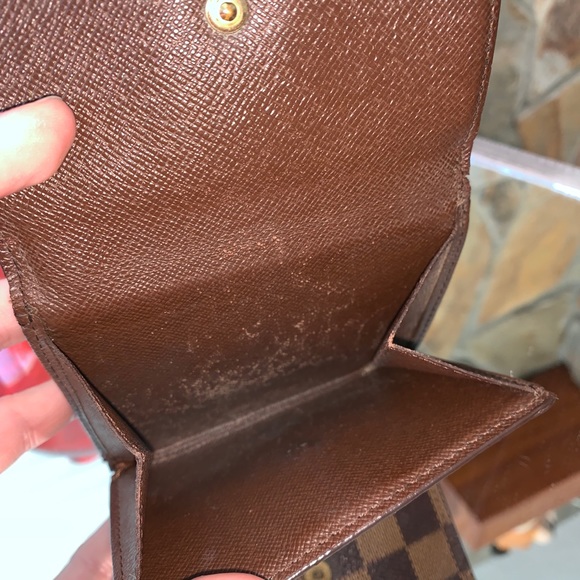 Porte Monnaie Billets Cartes Credit Damier - Picture 4 of 5